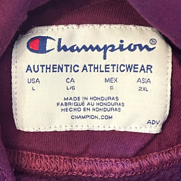 Champion Purple Hoodie - Picture 3 of 3